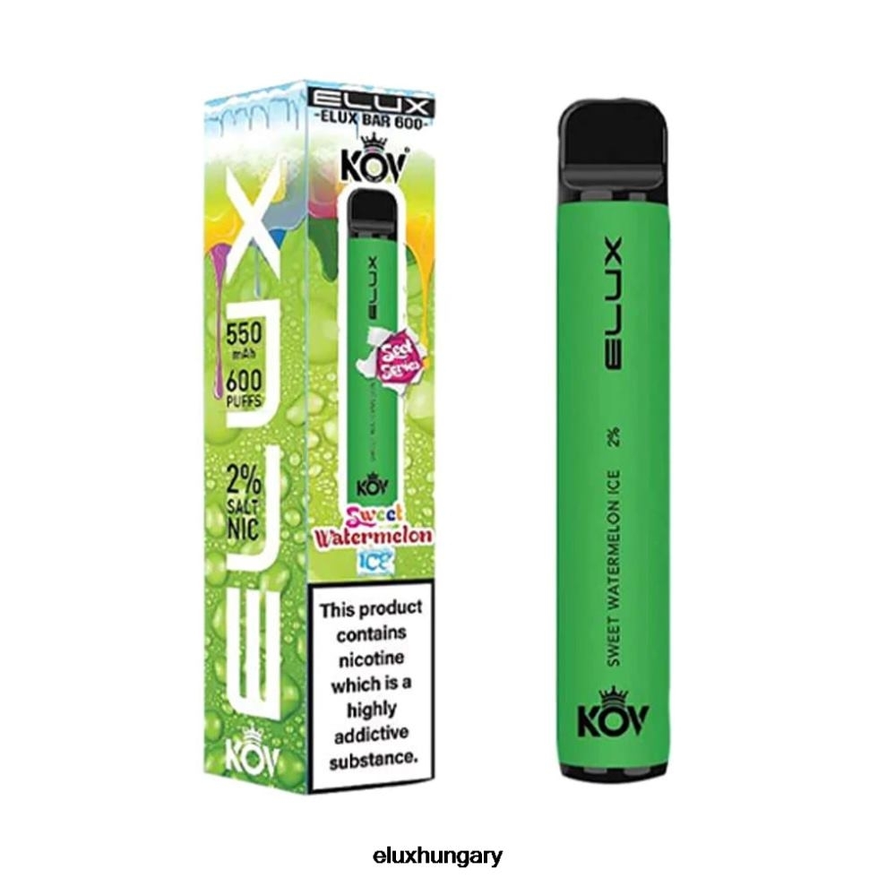 Elux Bar édes sorozat eldobható vape 6F4RD111 édes görögdinnye jég - Elux Vape Price