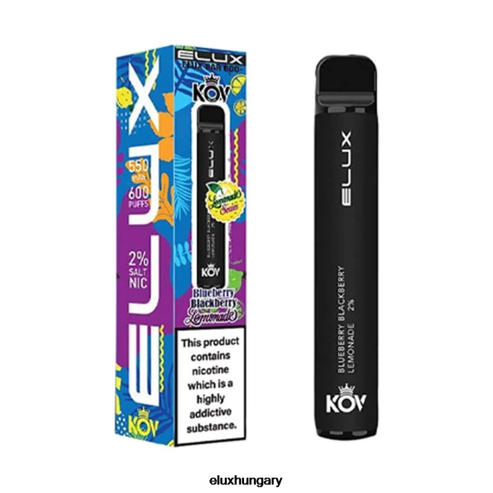 Elux Bar limonádé sorozat eldobható vape 6F4RD105 áfonyás szederlimonádé - Elux Budapest