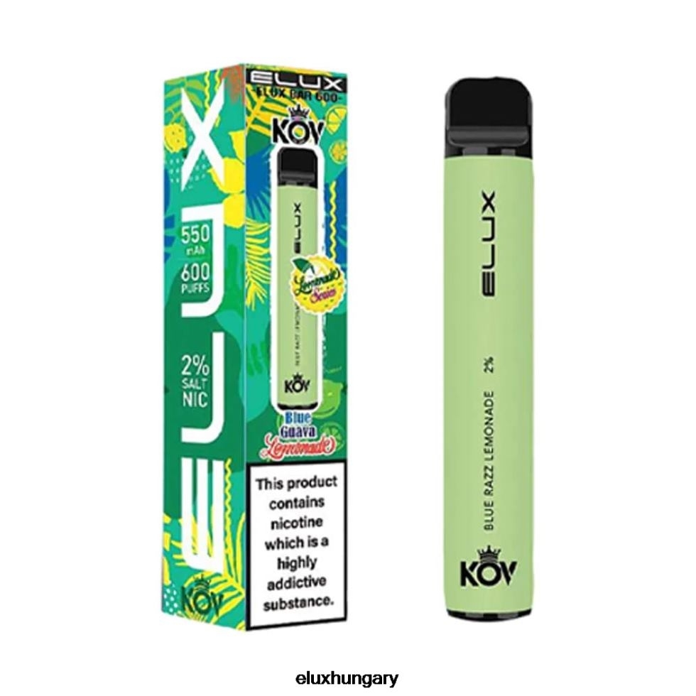 Elux Bar limonádé sorozat eldobható vape 6F4RD9 kék razz limonádé - Elux Price Hungary
