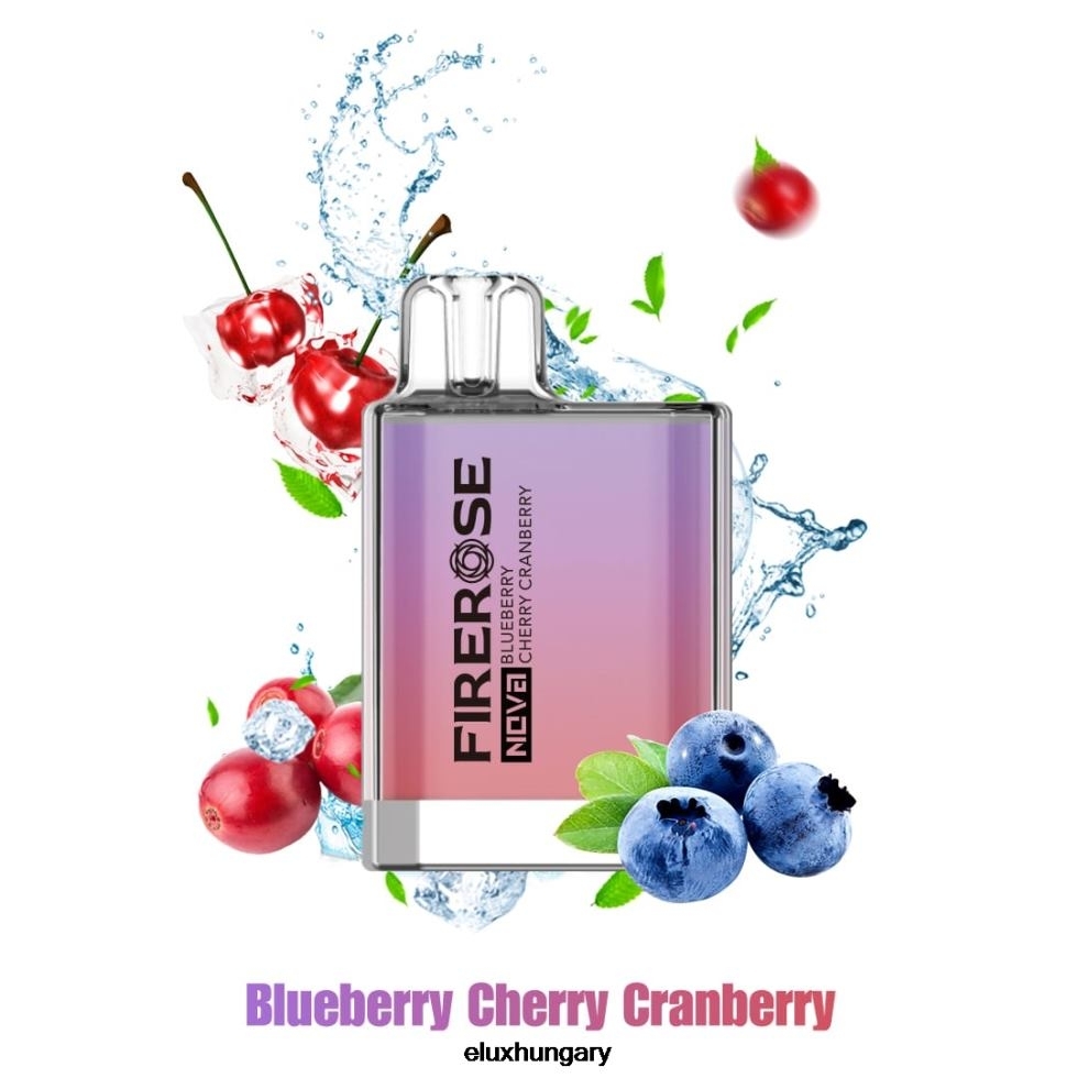 Elux Firerose Nova 600 fújás eldobható vape 6F4RD21 áfonya cseresznye áfonya - Elux Vape Price