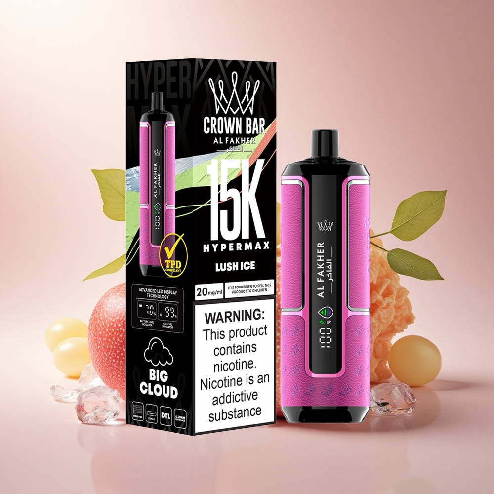 Al Fakher Crown Bar 15K Hypermax 22ml 600mAh DTL Ízes Jég