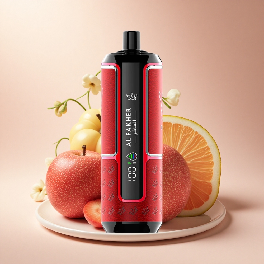 Al Fakher Crown Bar 15K Hypermax 22ml 600mAh Típus-C Port DTL 6mg/ml Kompakt Íz Kombináció