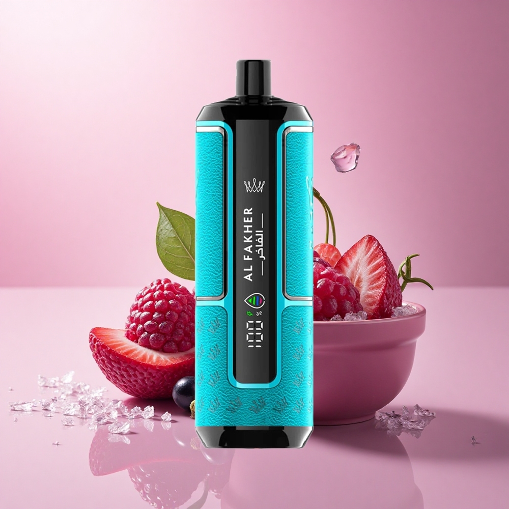 Al Fakher Crown Bar 15K Hypermax 22ml 600mAh Type-C Feketerib Jég