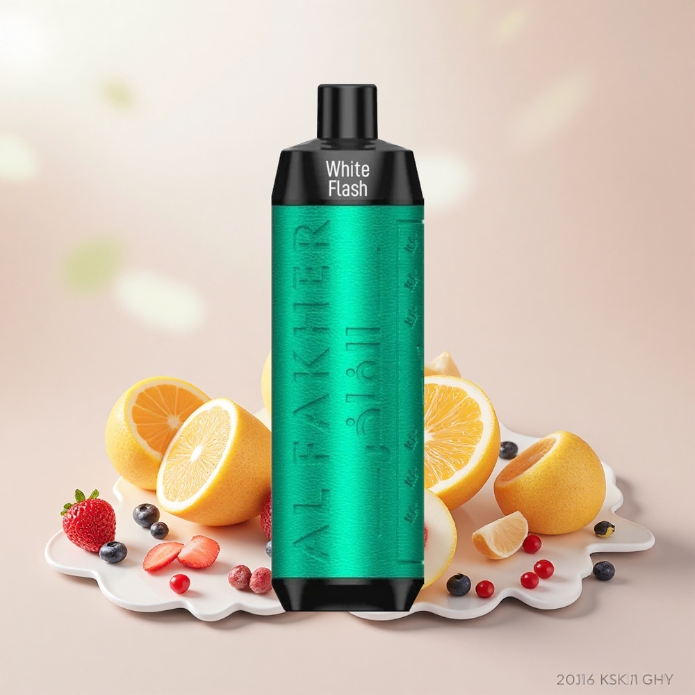 Al Fakher Crown Bar 8000 Crystal 18ml 5mg Kristály Fehér Villanás Disposable Vape