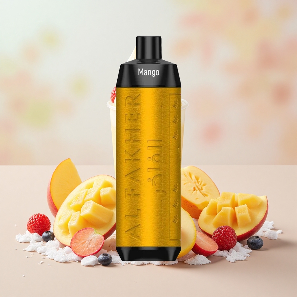 Al Fakher Crown Bar 8000 Crystal Crystal 18ml 5mg 600mAh USB-C Mango Jég