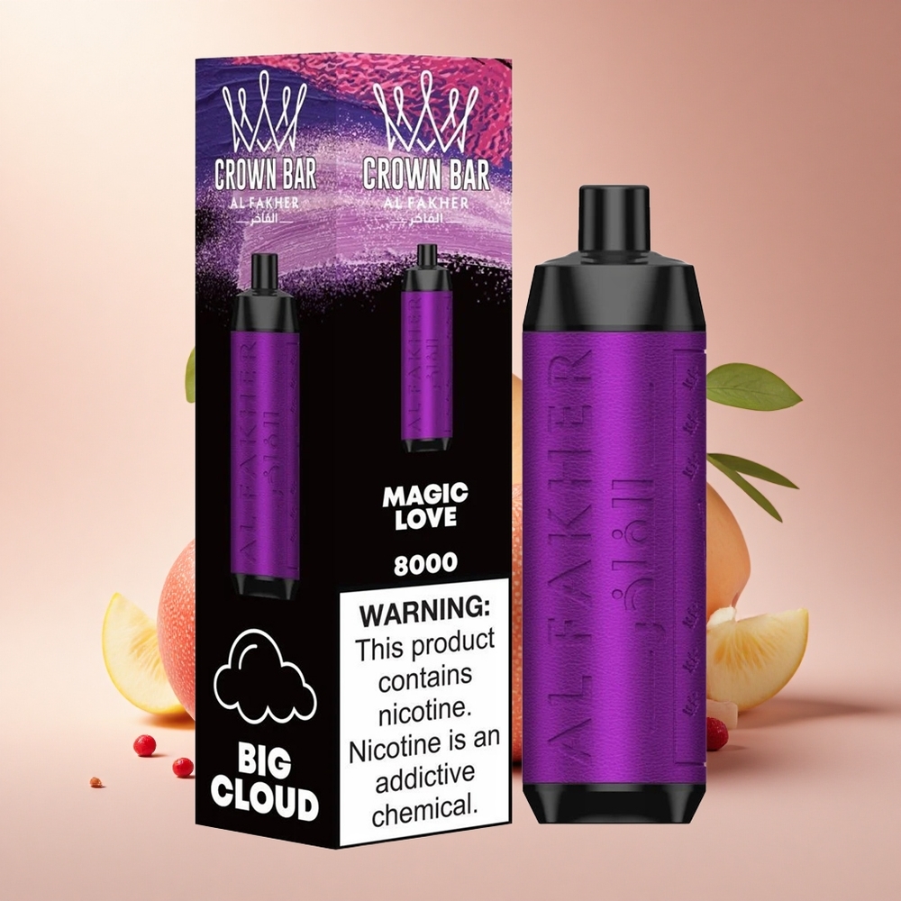 Al Fakher Crown Bar 8000 Crystal Egyszerhasználatos Vape Varázslatos Szerelem