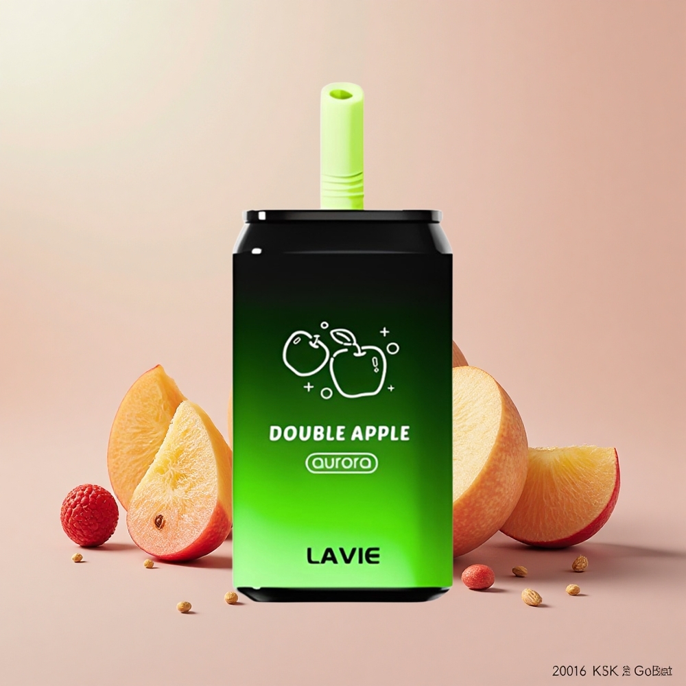 LAVIE Aurora 11000 Puff Típus C Töltés 22ML Kettős Alma