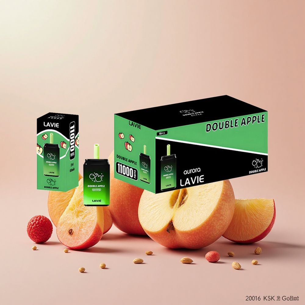 LAVIE Aurora 11000 Puff Típus C Töltés 22ML Kettős Alma