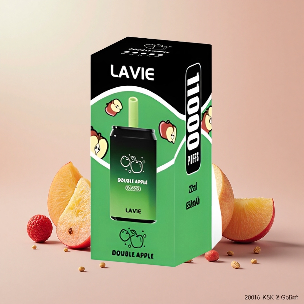 LAVIE Aurora 11000 Puff Típus C Töltés 22ML Kettős Alma