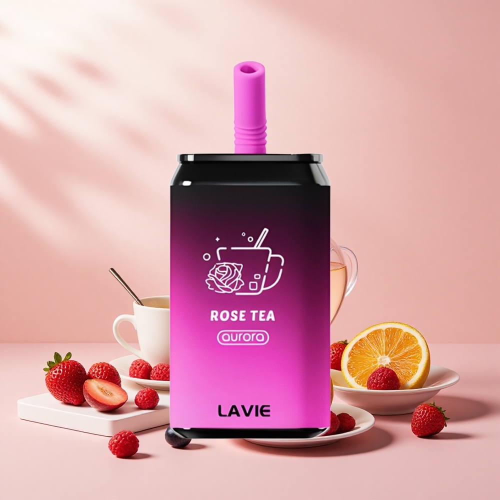 LAVIE Aurora 11000 Puff Típus C Tölthető Rózsatea