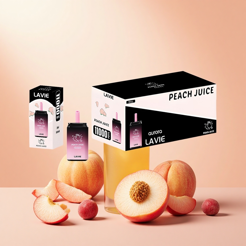 LAVIE Aurora 11000 Puffs Típus C Töltő 22ML Barack Lé