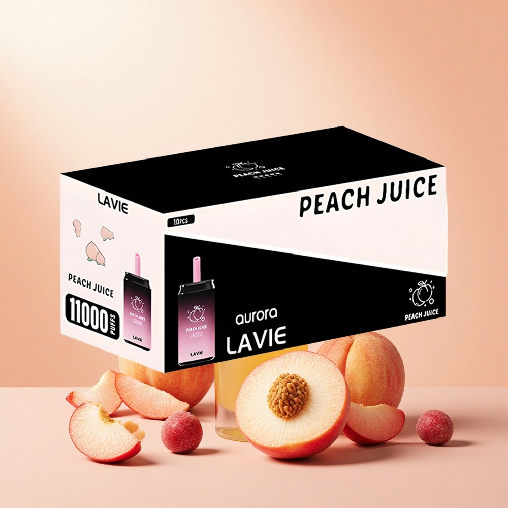 LAVIE Aurora 11000 Puffs Típus C Töltő 22ML Barack Lé