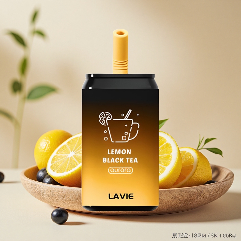 LAVIE Aurora 11000 Puffs Típus C Töltött Citrom Fekete Tea