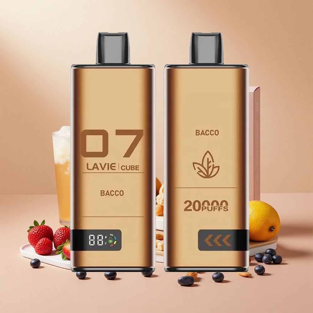 LAVIE Cube 20000 Puff Típus C 28ML Só Nikotin 5% Bacco