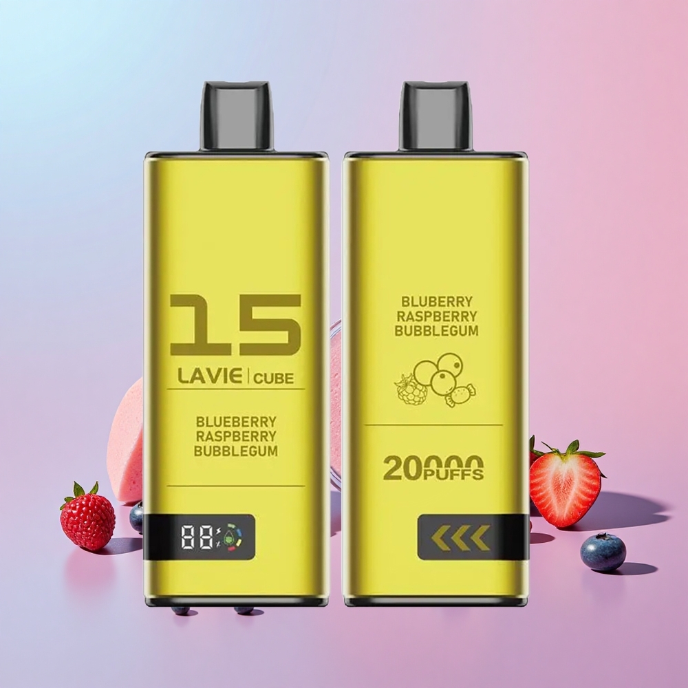 LAVIE Cube 20000 Puff Típus C 28ML Áfonya Málna Buborékrággal