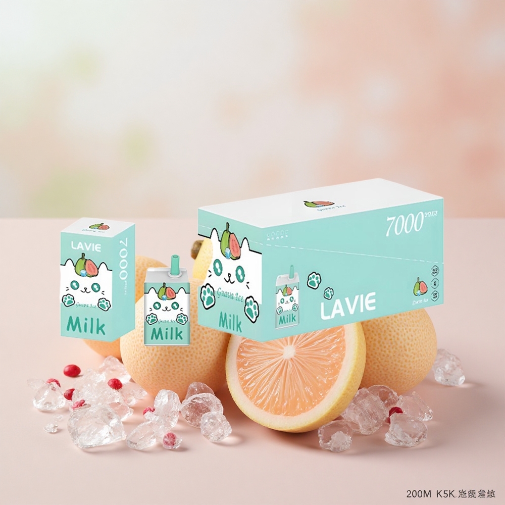 LAVIE Milk 7000 Puff 16ML 5% Típus C Guava Jég