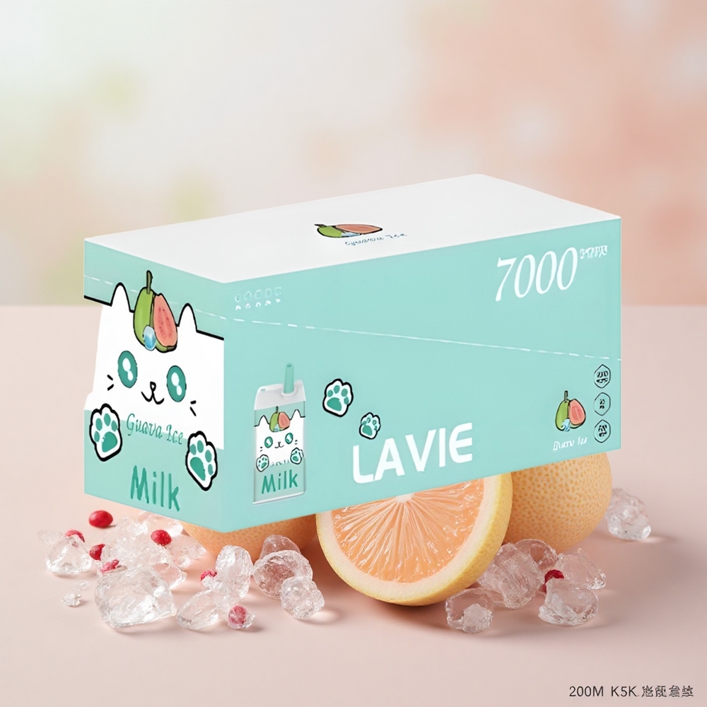 LAVIE Milk 7000 Puff 16ML 5% Típus C Guava Jég