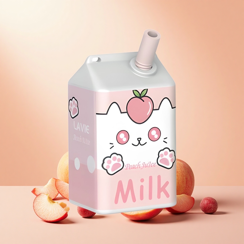 LAVIE Milk 7000 Puff Rechargeable 16ML 5% Őszibarack Lé