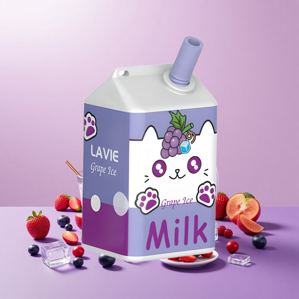 LAVIE Milk 7000 Puff Típus C Tölthető 16ML Jég Szőlő