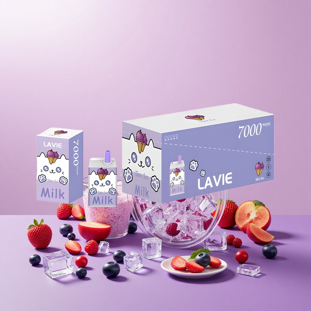 LAVIE Milk 7000 Puff Típus C Tölthető 16ML Jég Szőlő