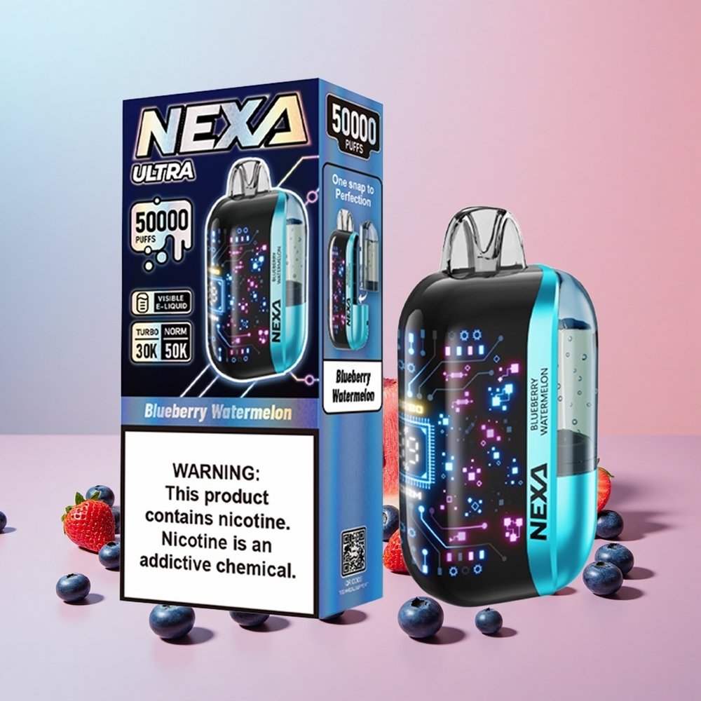 NEXA Ultra 50000 Puff 20ml 800mAh 5% Nikotin Kékáfonya-Görögdinnye