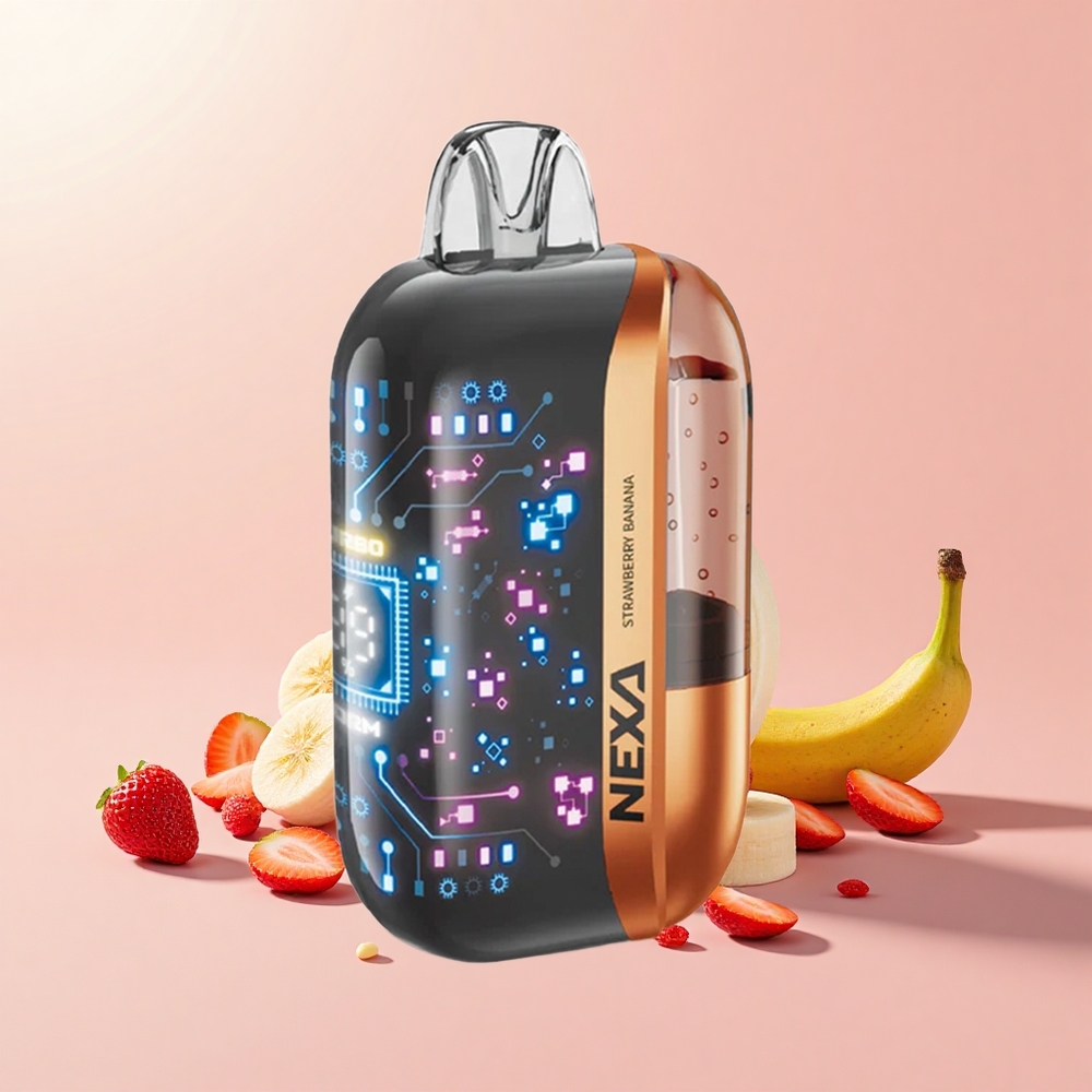 NEXA Ultra 50000 Száj 20ml 800mah 5% Eper Banán
