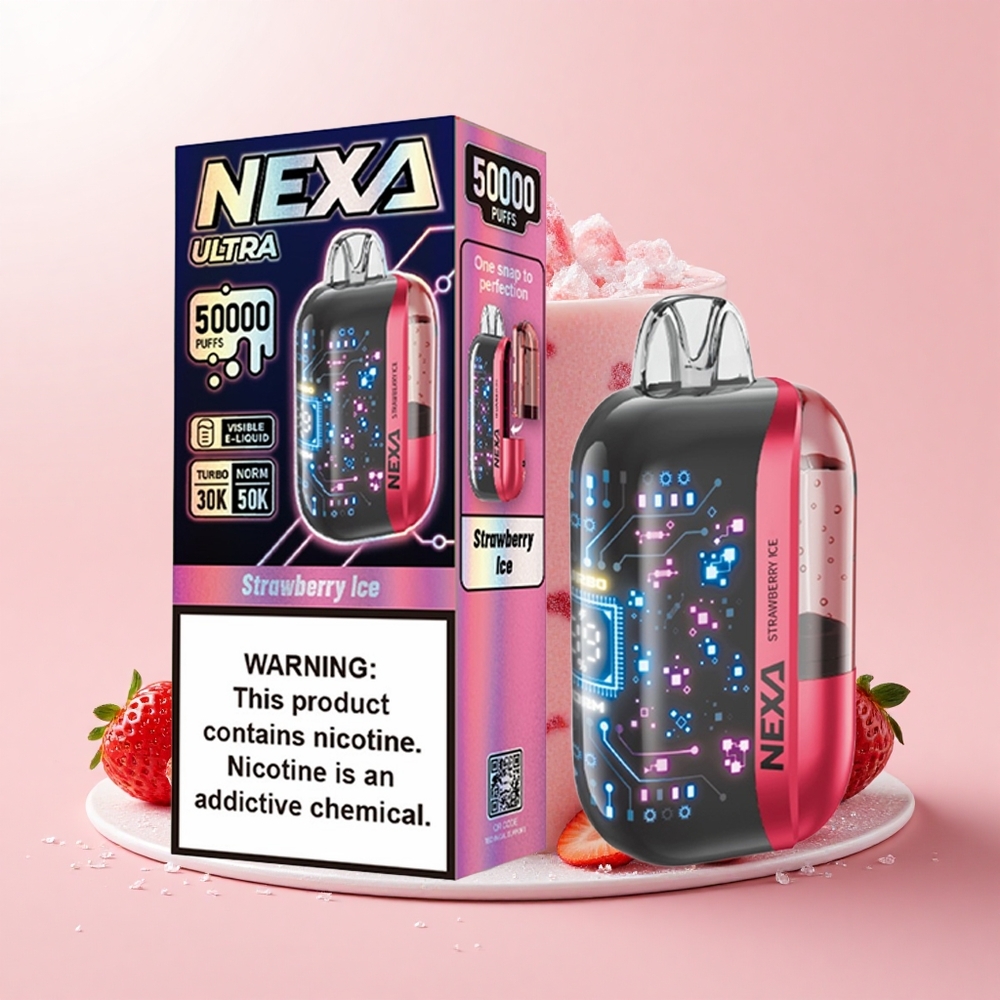 NEXA Ultra 50000 Szívás 20ml 800mAh 5% Nikotin Eperjég