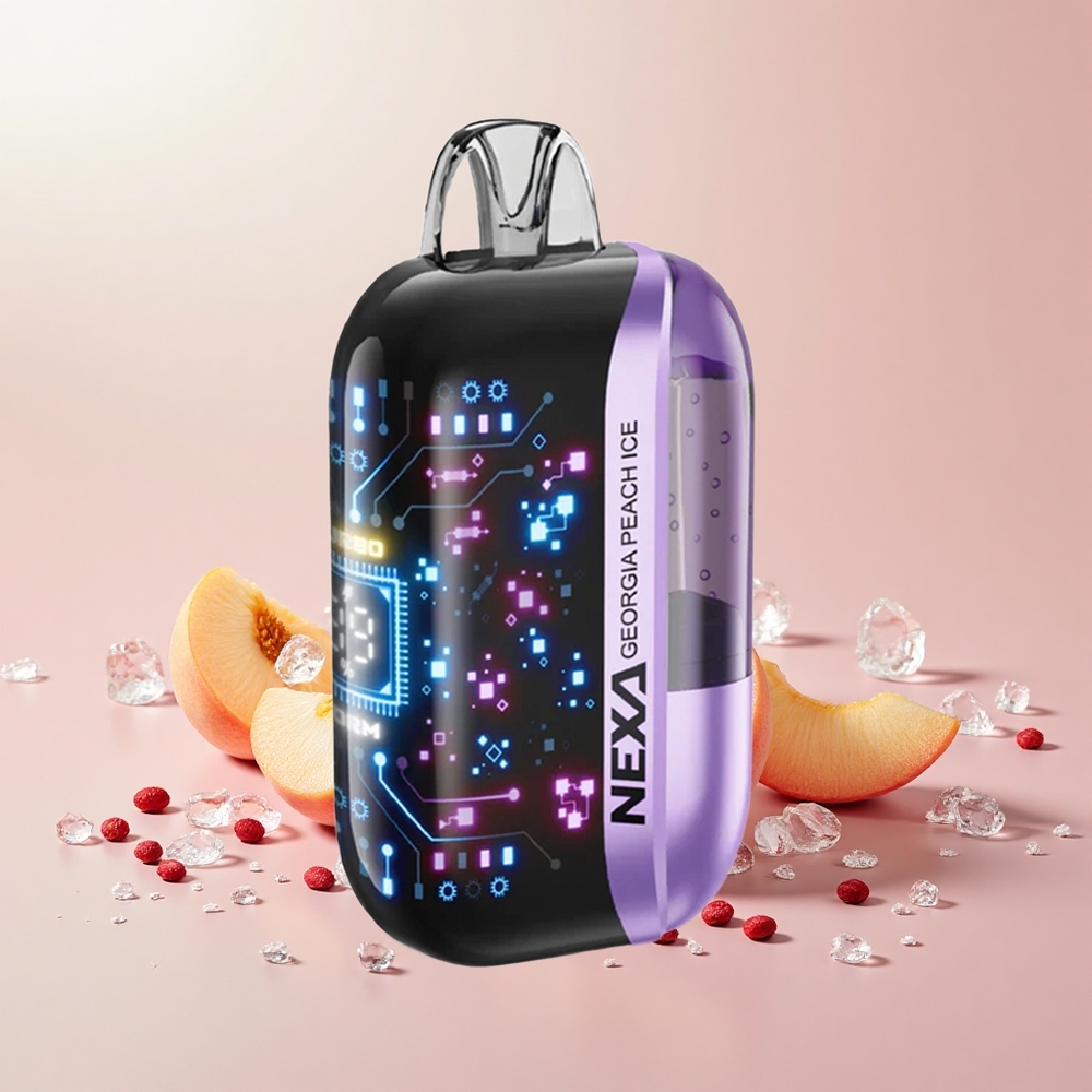 NEXA Ultra 50K 20ml 800mAh 5% Georgia Peach Jég Disposable Vape