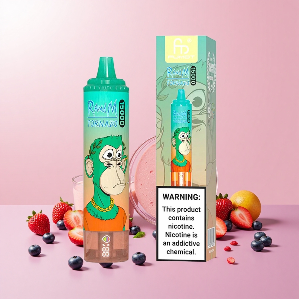 RandM Fumot Tornado 15000 Puffs 25ml 850mAh Három Bogyós