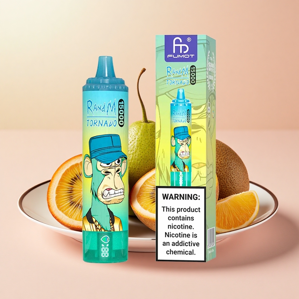RandM Fumot Tornado 15000 Puffs 25ml 850mAh Mesh Kiwi Passiógyümölcs Guava
