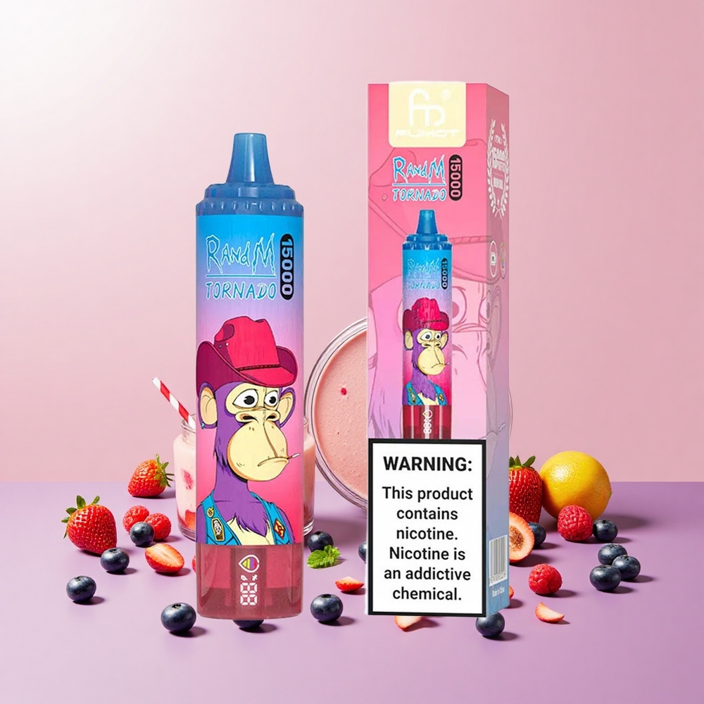 RandM Fumot Tornado 15000 Puffs 25ml 850mAh Mesh Vegyesbogyó