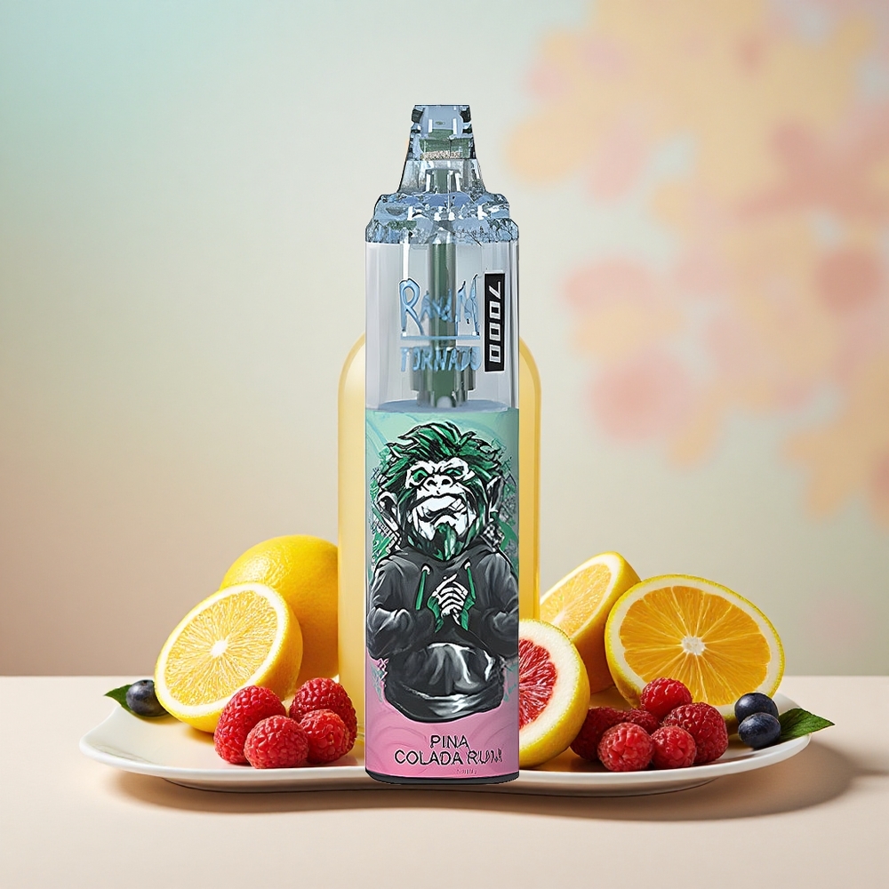 RandM Fumot Tornado 7000 Mesh Coil Type-C RGB Légállítható Pina Colada Rum