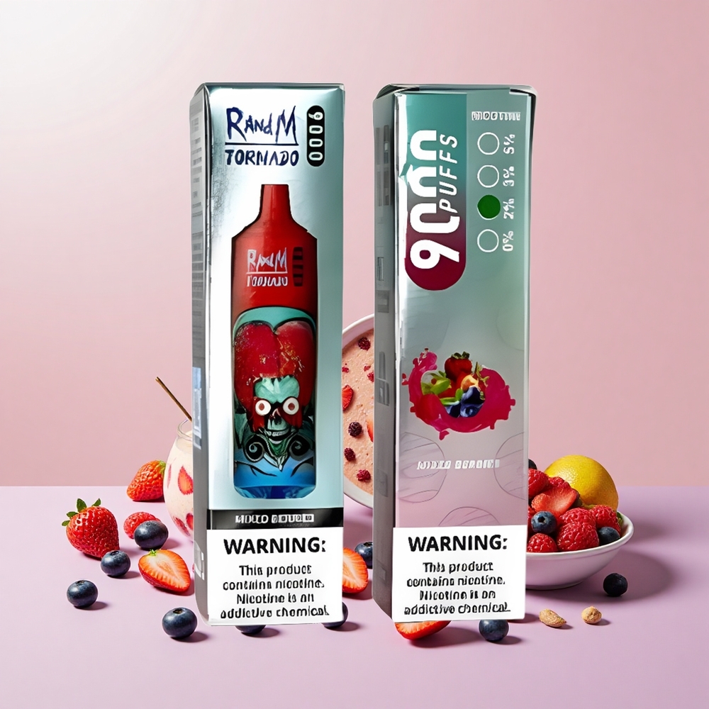 RandM Fumot Tornado 9000 Puff RGB Kevert Bogyók 18mL Mesh