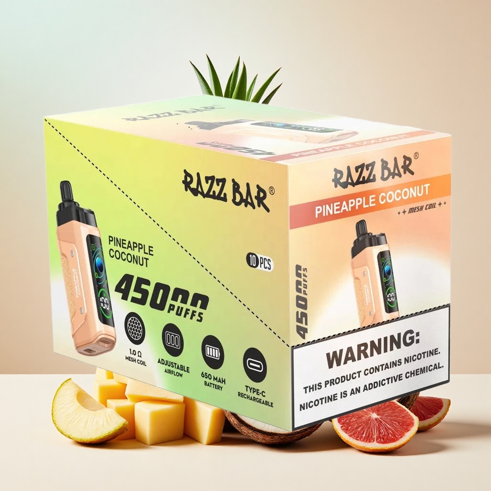 Razz Bar 45000 Löket Szabályozható Ananász-Kókusz Dohányzó