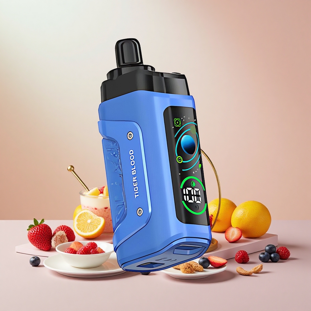 Razz Bar 45000 Puff Mesh Coil Adjustable Levegőbeállítás Tigrisvér