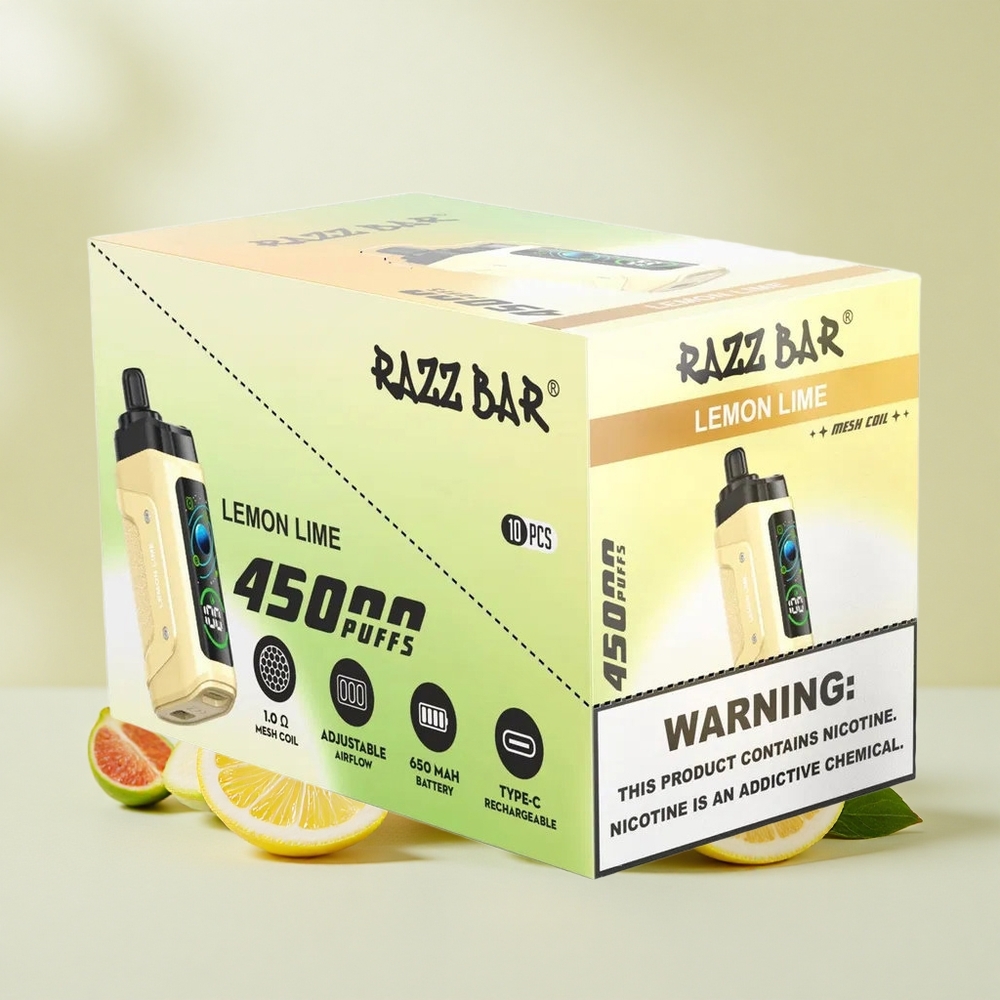 Razz Bar 45000 Puff Mesh Coil Típus-C Citrom Lime