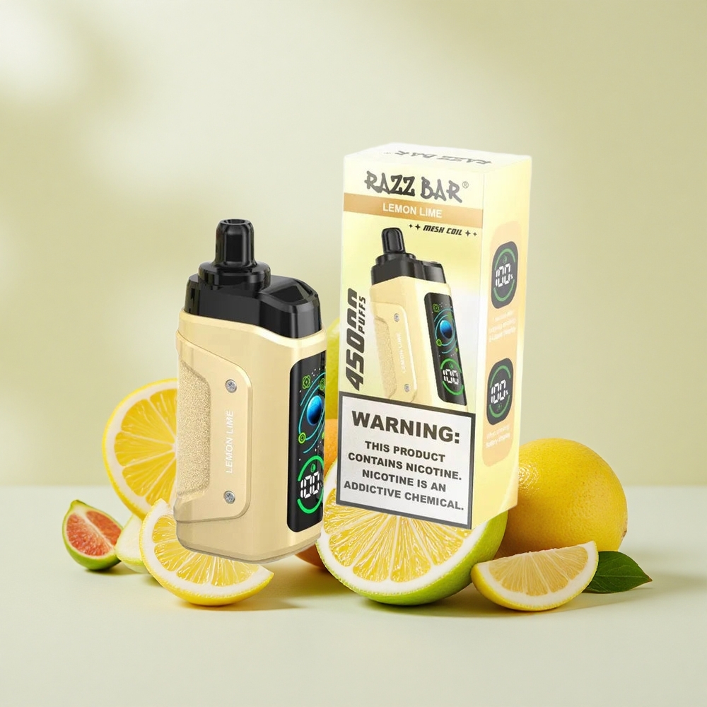 Razz Bar 45000 Puff Mesh Coil Típus-C Citrom Lime