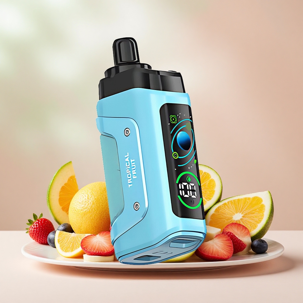 Razz Bar 45000 Puffs Mesh Coil Légáramlás Tropikus Gyümölcs