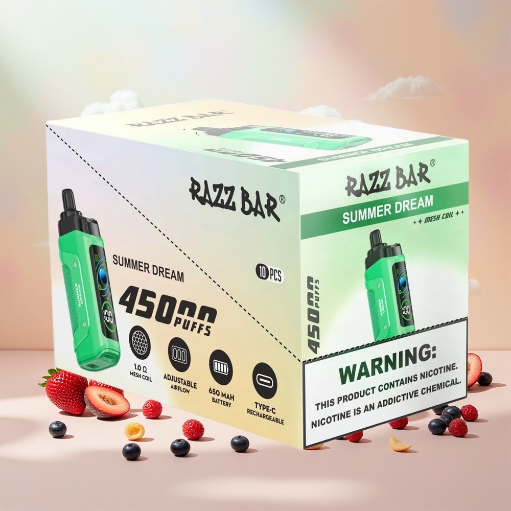 Razz Bar 45000 Puffs Mesh Coil Type-C Nyári Álom
