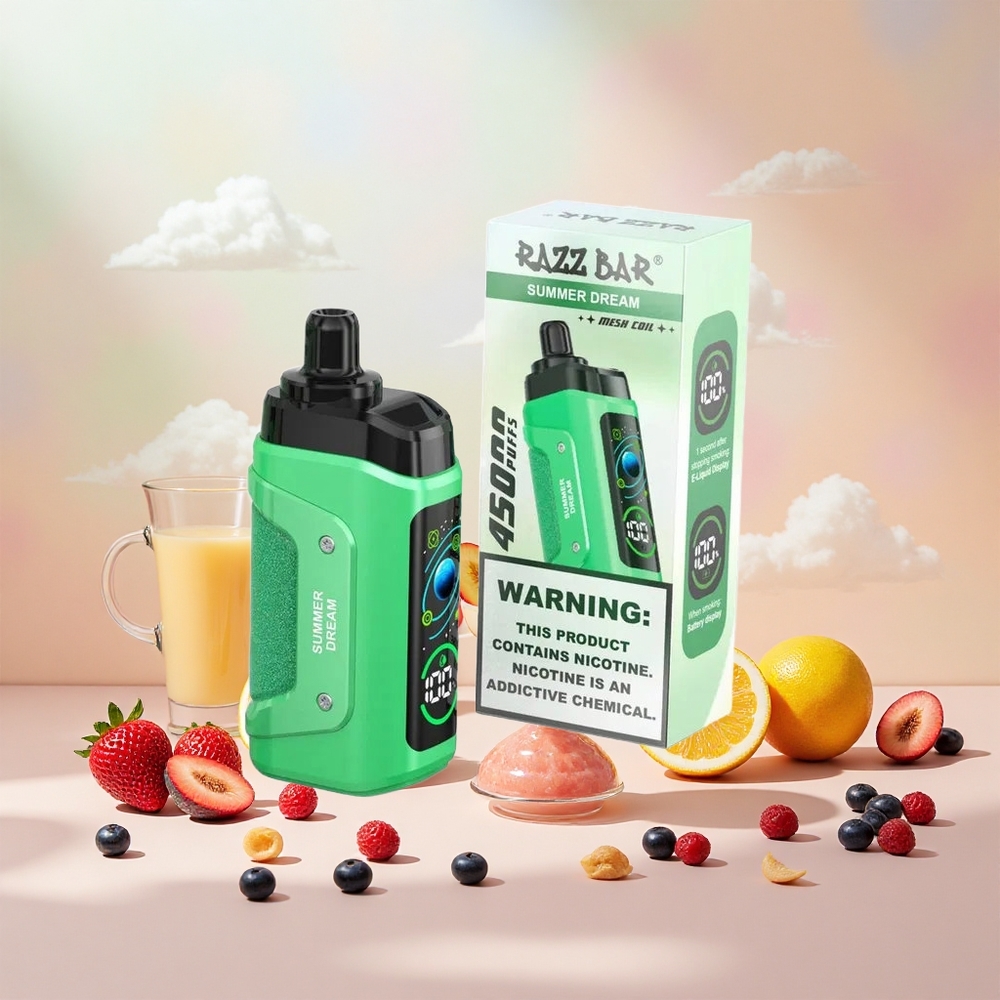Razz Bar 45000 Puffs Mesh Coil Type-C Nyári Álom