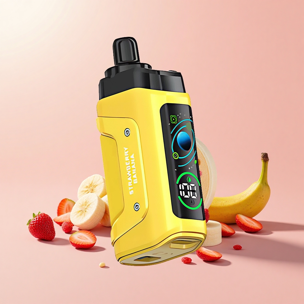 Razz Bar 45000 Száj Mesh Coil Eper Banán Disposable Vape