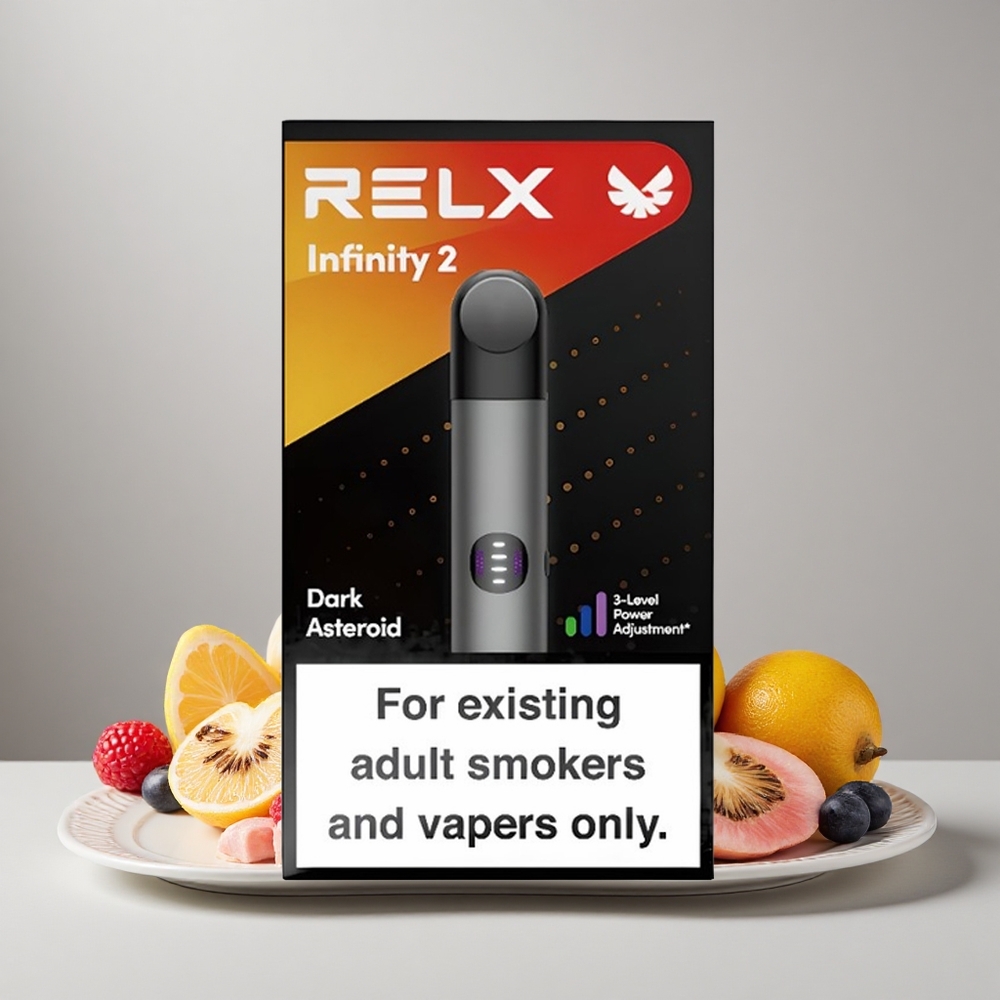 Relx Infinity 2 650-Szívás Fém Design 1.9ml Szürke