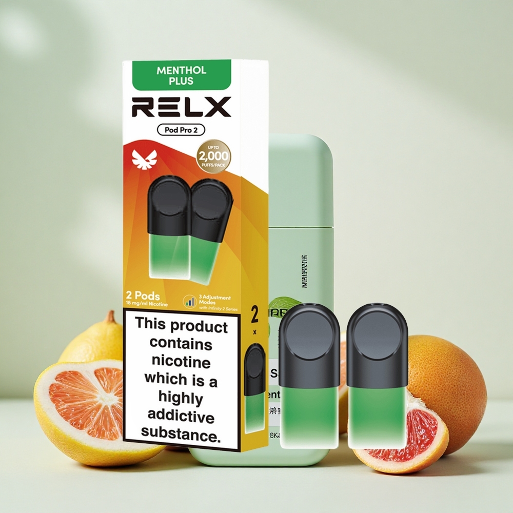 Relx Pod Pro 2 600 Füst 1,9ml 3 Fokozat Fodormenta-Menta Plusz
