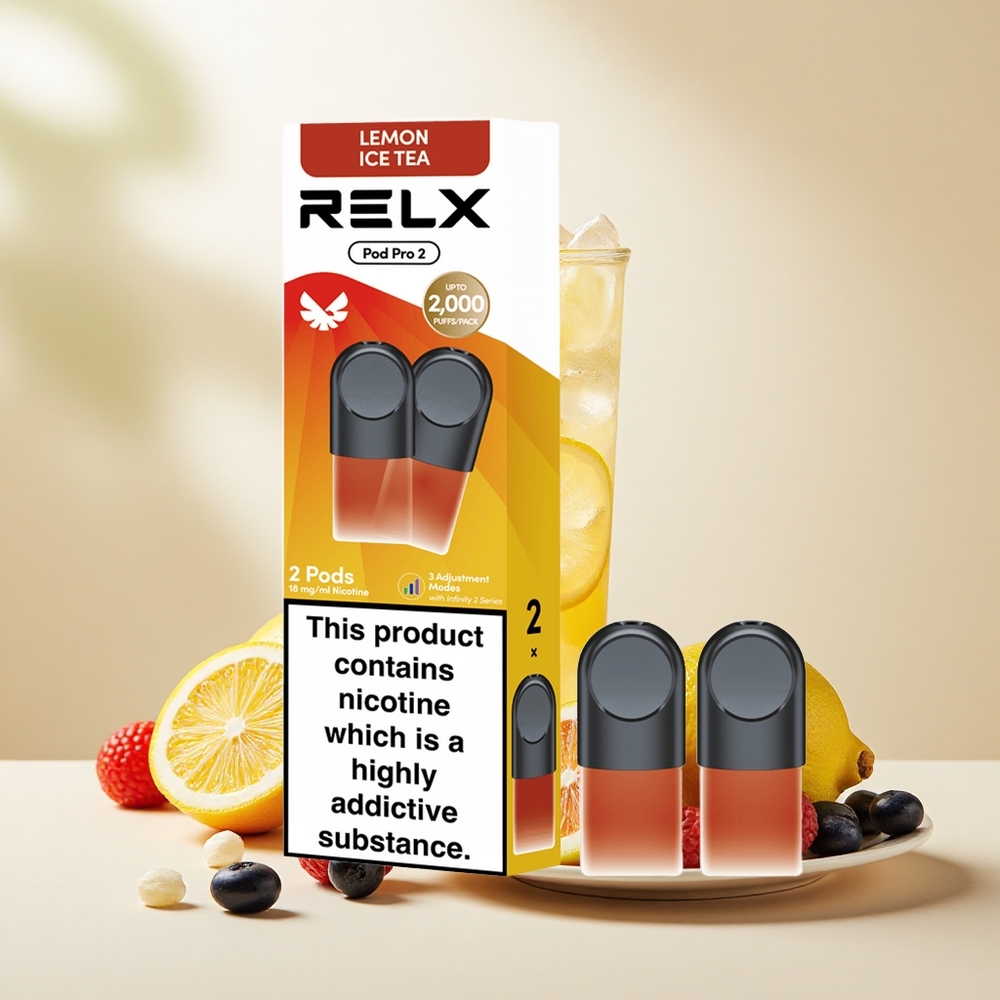 Relx Pod Pro 2 600 Füst 1.9ml 3 Fokozat Tejföl-Limonádé Jégtea