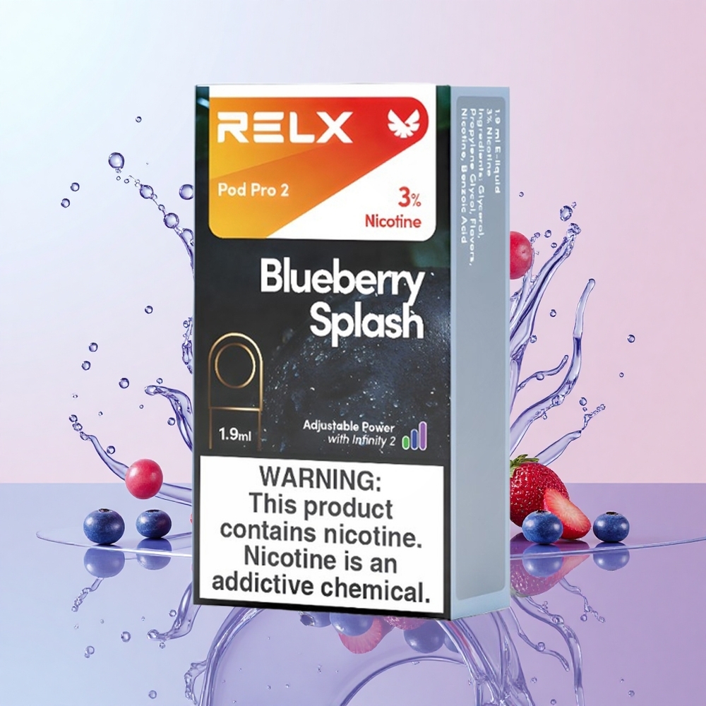 Relx Pod Pro 2 600 Füst 1.9ml 3 Fokozat Áfonya Fröccs