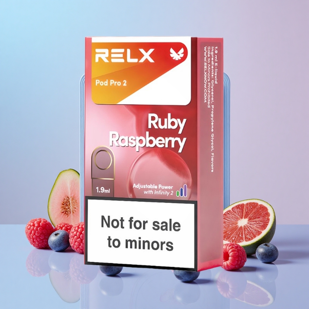 Relx Pod Pro 2 600 Füst 1.9ml 3 Mód Kék Málna