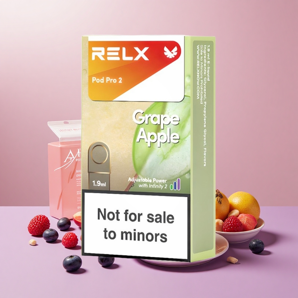 Relx Pod Pro 2 600 Füst 1.9ml 3 Üzemmód Szőlő Alma