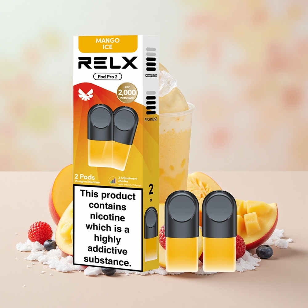 Relx Pod Pro 2 600 Füst Eco/Smooth/Boost Mango Jég