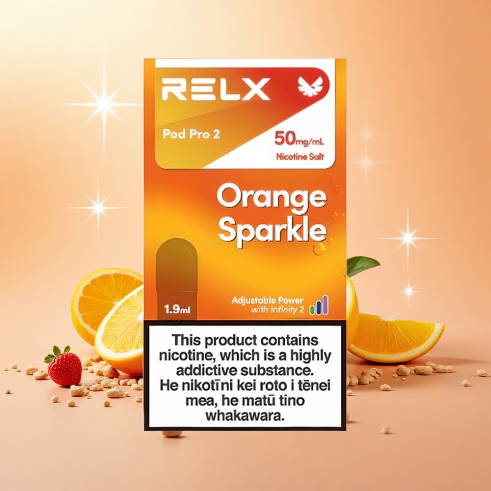 Relx Pod Pro 2 600 Füst Eco/Smooth/Boost Narancsvillan