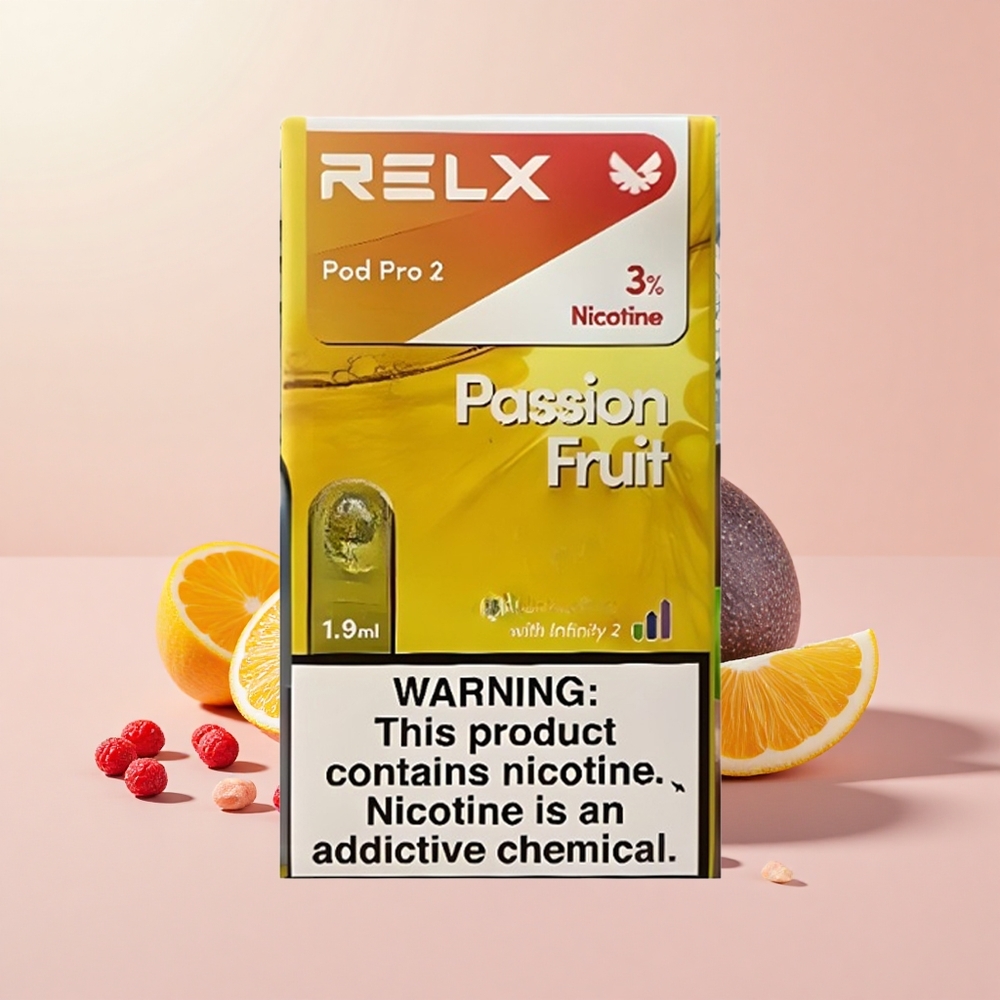 Relx Pod Pro 2 600 Füst Eco-Smooth-Boost Szenvedélygyümölcs